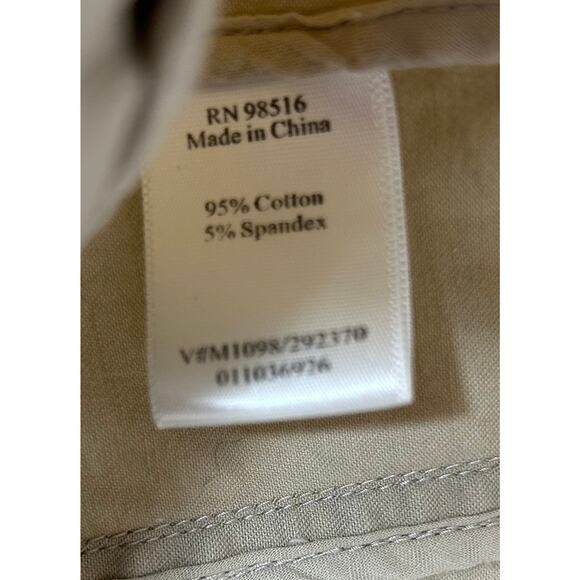 Coldwater Creek Collared Short Sleeve Blazer Tan Women's Size P8 - Picture 7 of 7